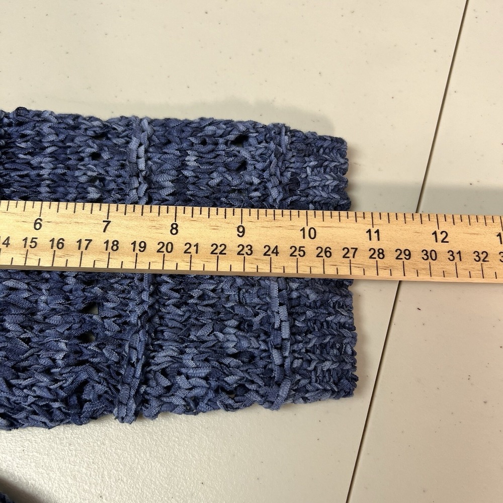 J. Jill Blue Knit Pullover Sweater Size Medium NWT - Picture 11 of 12